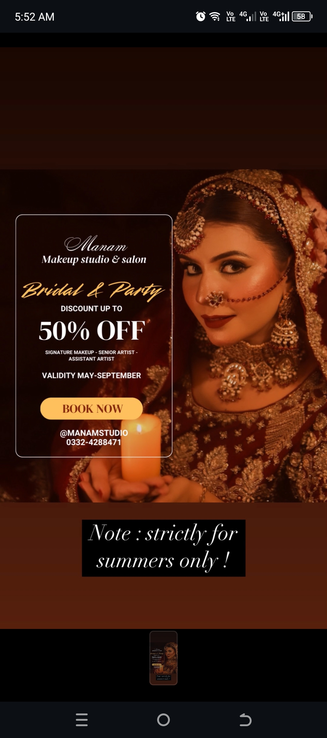 Bridal Promo
